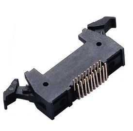 1.27*2.54mm लैच हैडर कनेक्टर 16 पिन हैडर PA9T ब्रास मेटिंग 5242 . के साथ