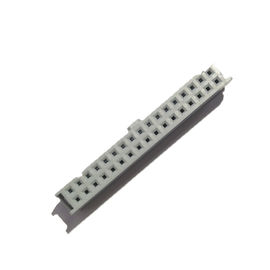 WCON 2.54 मिमी IDC सॉकेट 26P स्प्रिंग प्रकार W / T बम्प Sel.1U &quot;Au / Sn ROHS ग्रे