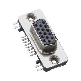 WCON D टाइप 15 पिन कनेक्टर 25mΩ मैक्स कांटेक्ट रेसिस्टेंस 500V AC / DC ब्लू / ब्लैक