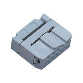 WCON 2.54mm 2 * 10P IDC सॉकेट कनेक्टर टर्मिनल वन साइड कॉन्टैक्ट PBT ब्लैक