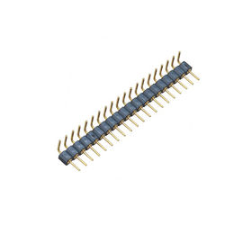 WCON 2.54 मिमी राउंड पिन हैडर स्ट्रेट PPS ब्रास H = 3.0 Mm L = 10.0 ब्लैक ROHS