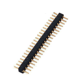 WCON 2.00mm 90 ° DIP राउंड पिन हैडर सिंगल रो ब्लैक कलर 1 * 32P H = 2.8 मिमी L = 11.8 मिमी