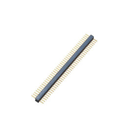 WCON 2.00mm 90 ° DIP राउंड पिन हैडर सिंगल रो ब्लैक कलर 1 * 32P H = 2.8 मिमी L = 11.8 मिमी