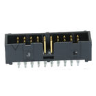 2.54 पिच बॉक्स हैडर कनेक्टर या PA9T ब्लैक इलेक्ट्रोप्लेटेड सेमी गोल्ड टिन