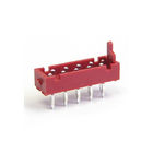 WCON 1.27 मिमी श्रीमती वायर तार बोर्ड कनेक्टर 500V 1.0 एम्प के साथ लाल तारों का सिर