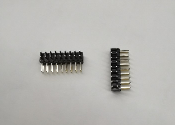 MP3 Pcb डबल रो के लिए 2.0AMP 500V 3 पिन राइट एंगल हैडर कनेक्टर
